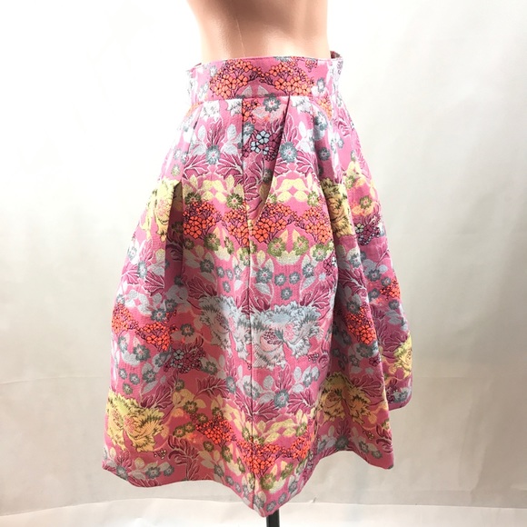 NEW bebe Women's Floral Skirt size 4 - Picture 7 of 12